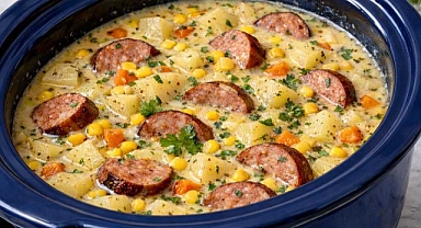 5-Ingredient Amish Sausage Chowder Recipe