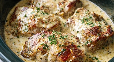 5-Ingredient Slow Cooker Ranch Pork Chops Recipe