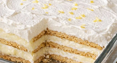 Grandma’s Lemon Icebox Cake Recipe