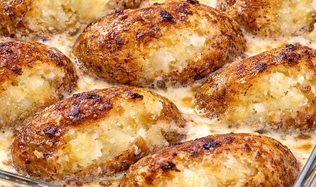 Oven Baked 3-Ingredients Buttermilk Baked Potatoes Recipe