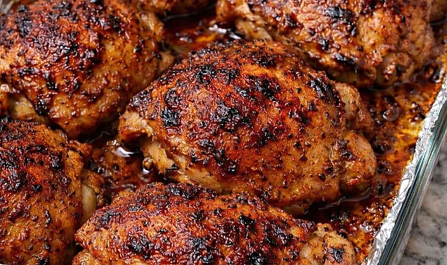 Oven Baked 4-Ingredient Smoked Paprika Chicken Recipe