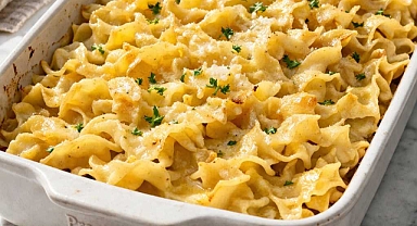 Oven-Baked Buttered Noodles Recipe