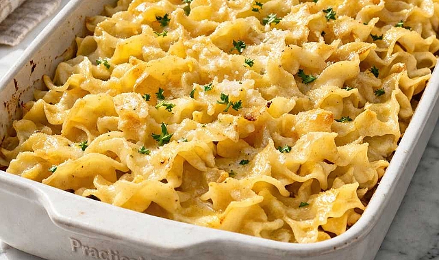 Oven-Baked Buttered Noodles Recipe