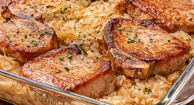 Pork Chop and Sauerkraut Casserole Recipe