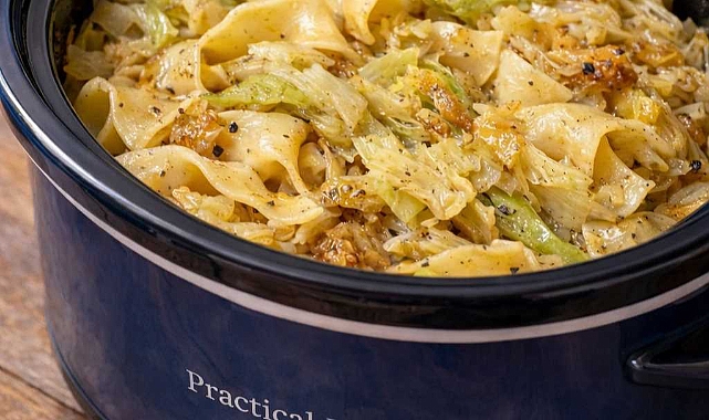 Slow Cooker Amish Cabbage Noodles Recipe