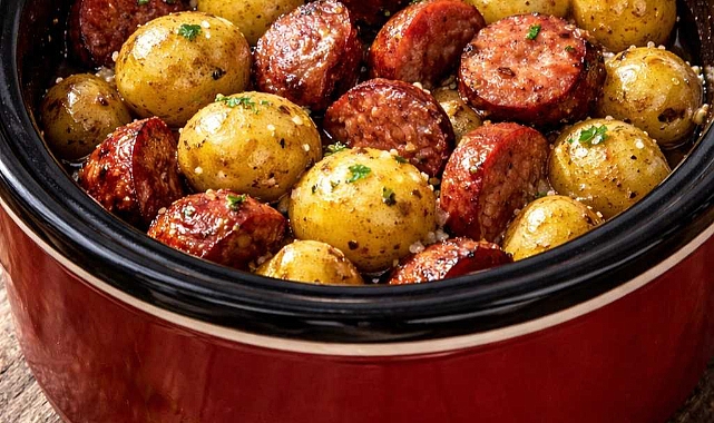 Slow Cooker Amish Kielbasa Potatoes Recipe