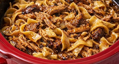 Slow Cooker Amish Pork Noodles Recipe