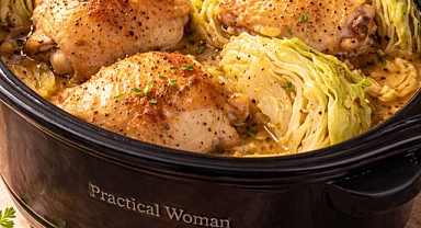 Slow Cooker Buttered Cabbage and Chicken Recipe
