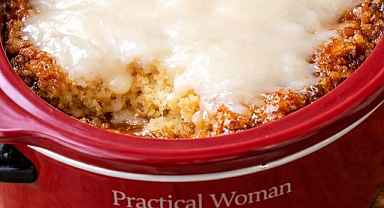 Slow Cooker Carrot Cake with Glaze Recipe