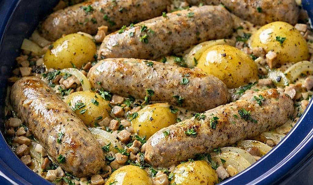 Slow Cooker Sausage Supper Recipe