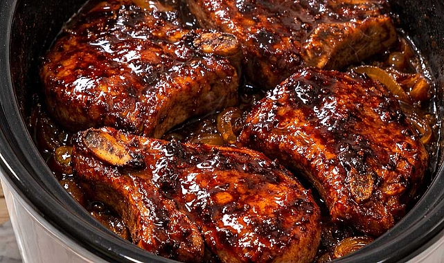 Stout Glazed Pork Chops Recipe