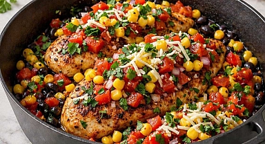 5-Ingredient Stovetop Fiesta Chicken Recipe