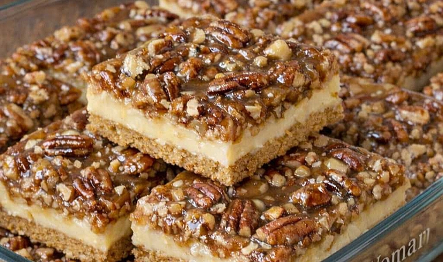 Amish Butter Pecan Icebox Bars Recipe
