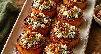 Caramelized Sweet Potatoes with Honey, Goat Cheese & Crunchy Walnuts Recipe