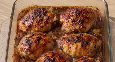 Oven Baked 3-Ingredient Chicken Recipe