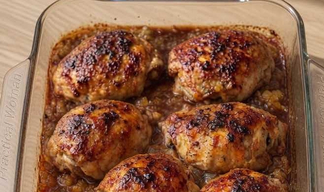 Oven Baked 3-Ingredient Chicken Recipe