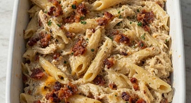 Oven Baked Crack Chicken Pasta Recipe
