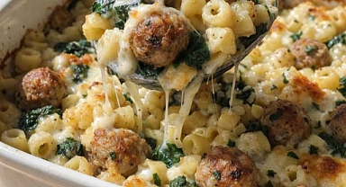 Oven-Baked 4-Ingredient Wedding Soup Pasta Recipe