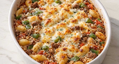 Oven Baked 5-Ingredient Stuffed Pepper Pasta Recipe