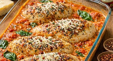 Oven Baked Creamy Tomato Basil Chicken Recipe
