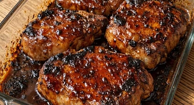 Simple Oven-Baked Barbecue Pork Chops Recipe