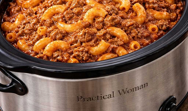 Slow Cooker 3-Ingredient Sloppy Joe Macaroni Recipe