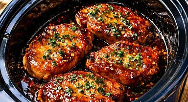 Slow Cooker Amish Maple Pork Chops Recipe