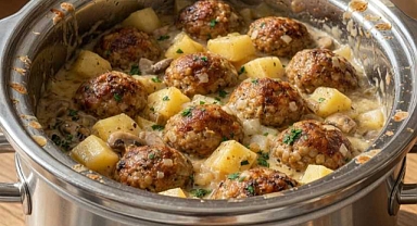 Slow Cooker Amish Meatball Stew Recipe