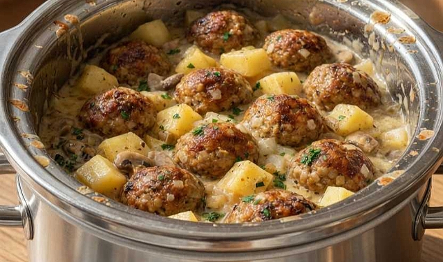 Slow Cooker Amish Meatball Stew Recipe
