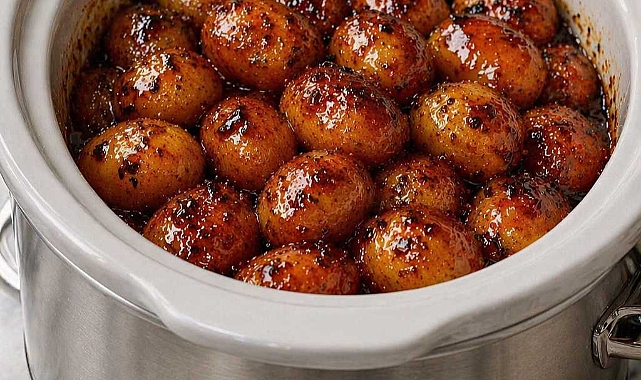 Slow Cooker Brown Sugar Glazed Potatoes Recipe