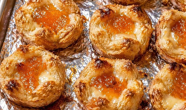 Southern 3-Ingredient Peach Brie Bites Recipe