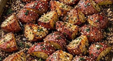 4-Ingredient Italian Roasted Red Potatoes Recipe