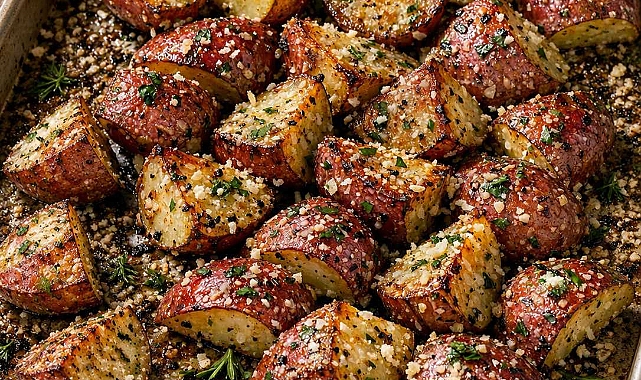 4-Ingredient Italian Roasted Red Potatoes Recipe