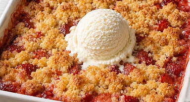 5-Ingredient Strawberry Dump Cake Recipe