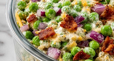 Bacon Pea Salad Recipe