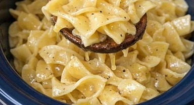 Slow Cooker 3-Ingredient Amish Butter Noodles Recipe