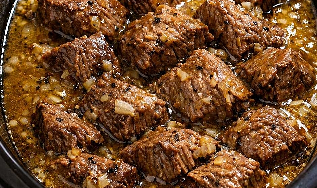 Slow Cooker Amish Butter Beef Tips Recipe