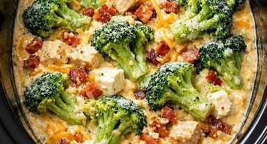Slow Cooker Cheesy Chicken & Broccoli Recipe