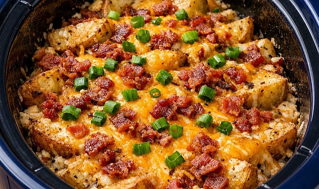 Slow Cooker Ranch Potato Party Bake Recipe