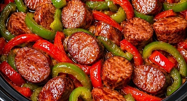 3-Ingredient Amish Sausage and Peppers Recipe