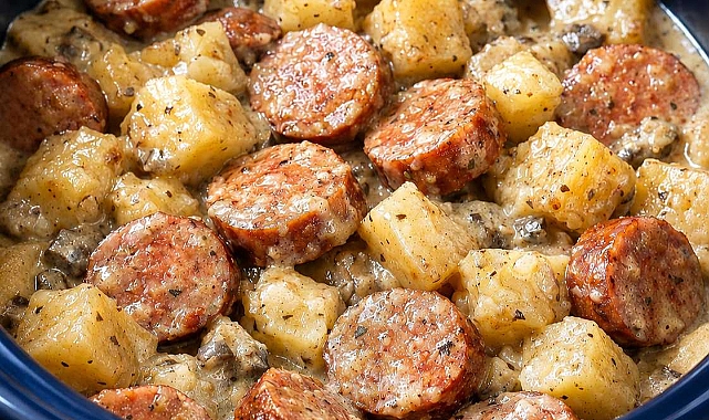 4-Ingredient Sausage and Potatoes Recipe