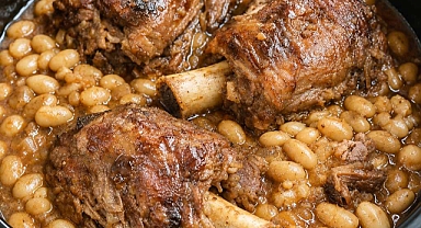 Depression Era Pork Shanks and Great Northern Beans Recipe