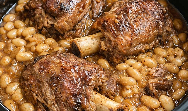 Depression Era Pork Shanks and Great Northern Beans Recipe