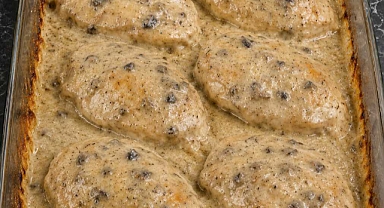 Oven Baked 3-Ingredient Chicken Continental Recipe