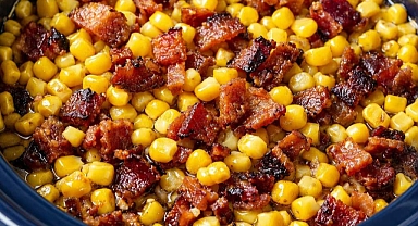 Slow Cooker 3-Ingredient Bacon and Corn Recipe
