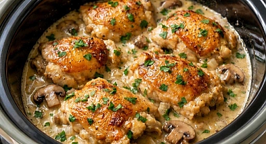 Slow Cooker 5-Ingredient Vintage Pantry Thighs Recipe
