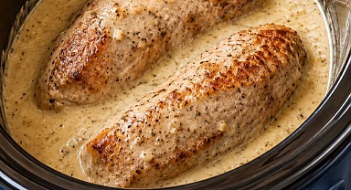 Slow Cooker Creamy Garlic Pork Tenderloin Recipe