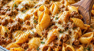 Creamy Beef and Shells Recipe
