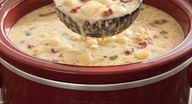 Slow Cooker Cheesy Potato Soup Recipe