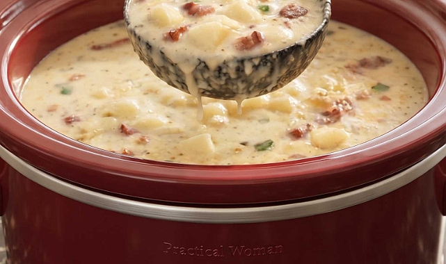 Slow Cooker Cheesy Potato Soup Recipe